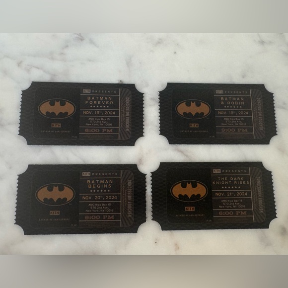 KITH X BATMAN FOREVER Collectors AMC Ticket Stub 11/19 - Picture 7 of 7